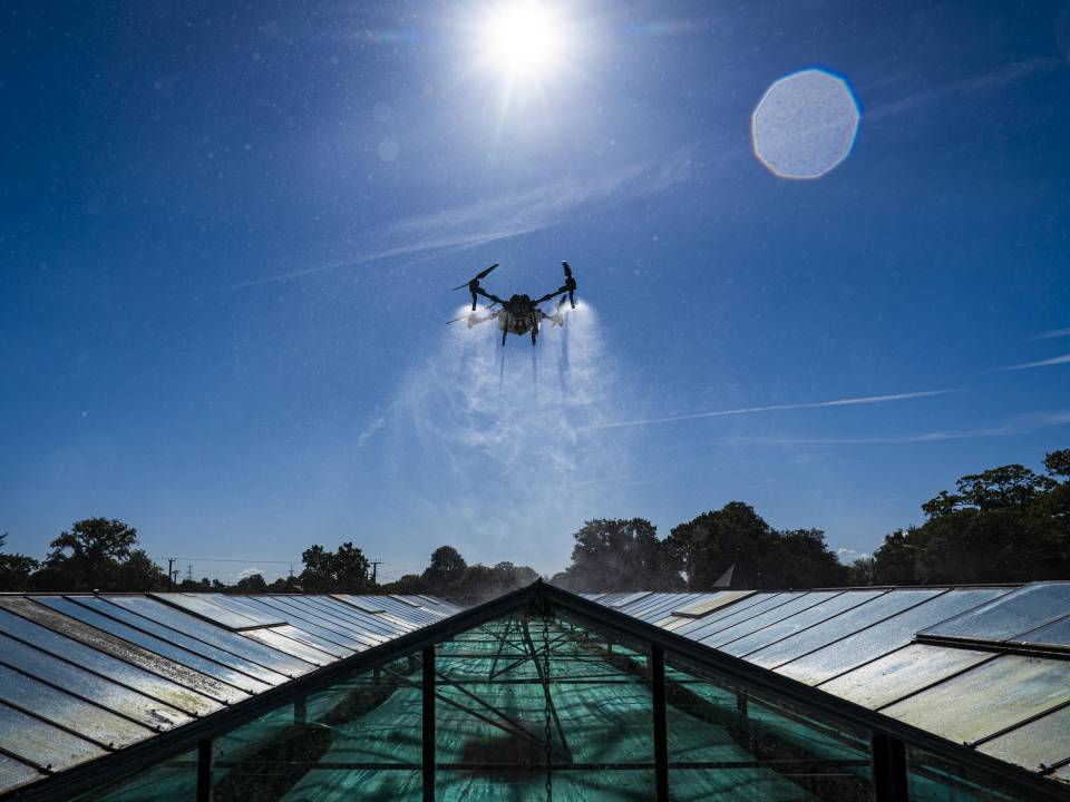 Smarter drone spraying
